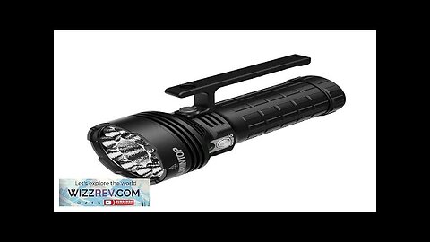 Lumintop DF11 26000LM High Lumen Strong LED Flashlight with 38000mAh Powerful Battery Review