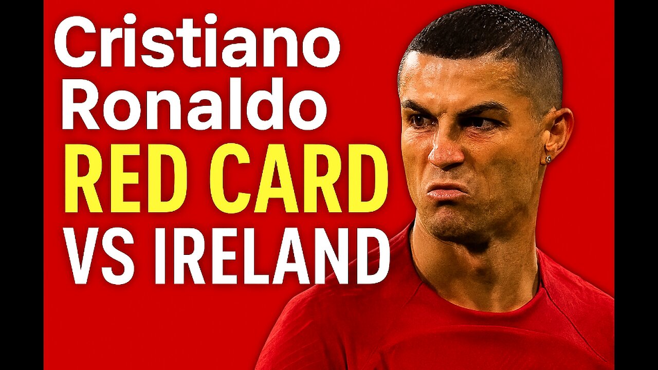 Cristiano Ronaldo SHOCKING Red Card vs Ireland!
