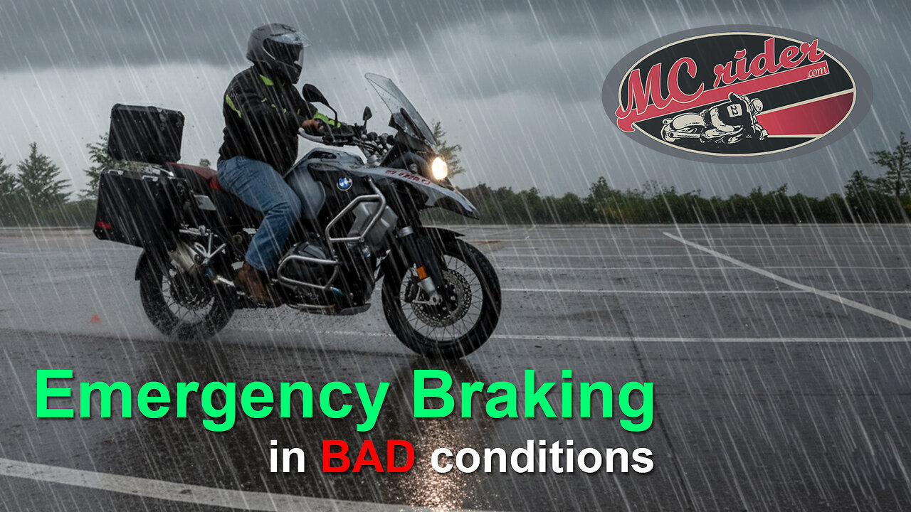 Emergency Braking on a Motorcycle: What They Don’t Teach You in Class