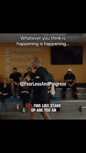 Your thoughts set the tone