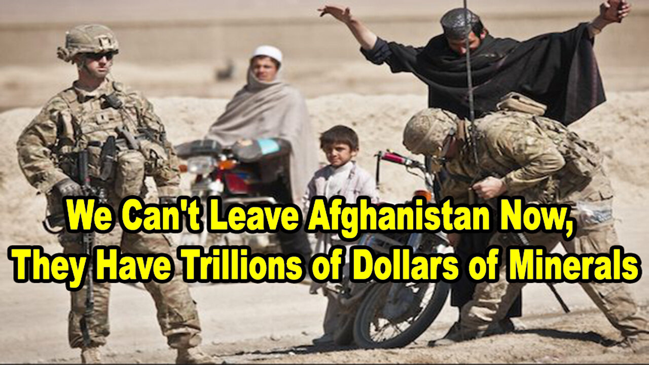 We Can't Leave Afghanistan Now, They Have Trillions of Dollars of Minerals - General David Petraeus