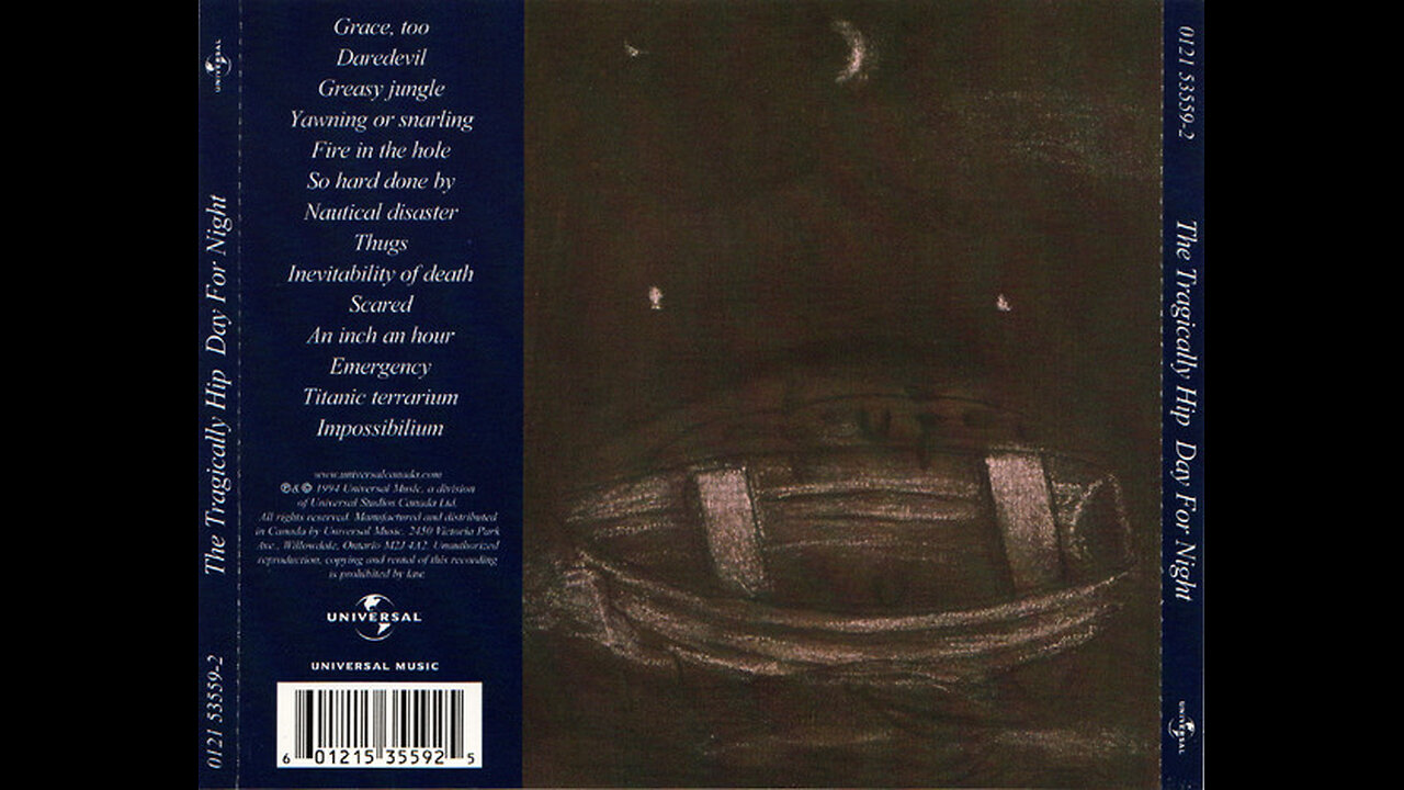 1994 - Tragically Hip - Day For Night [FULL ALBUM]