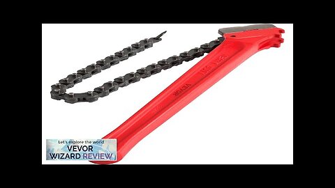 VEVOR Chain Wrench Pipe 36inchHeavy Duty Oil Filter Chain Wrench Capacity 4-1/2 Review