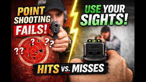 Why ‘Point Shooting’ Can Get You Killed: The Truth About Sight Picture in Self-Defense