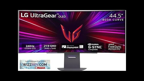 LG 45GS95QE Ultragear OLED Curved Gaming Monitor 45-Inch WQHD 800R 240Hz 0.03ms Review