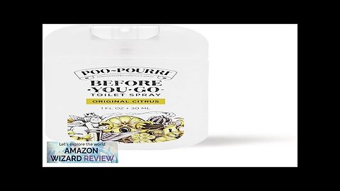 Poo-Pourri Before-You-Go Toilet Spray Original Citrus 1 Fl Oz Pocket Travel Size Review