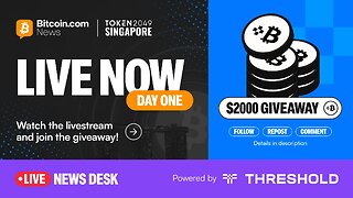 🚨 LIVE from Token2049 🚨 $2K Giveaway, News, Interviews, Insights, Alpha | Powered by Threshold