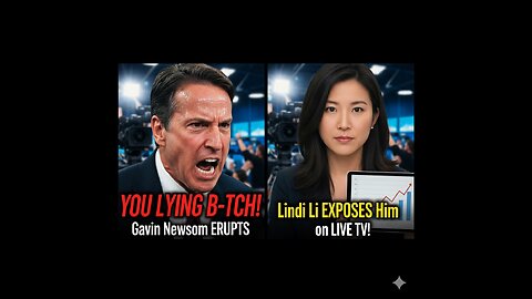 'YOU LYING B-TCH!' Gavin Newsom ERUPTS After Lindi Li EXPOSES Him on LIVE TV!