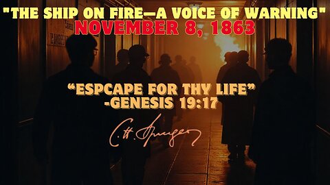 The Ship on Fire--A Voice of Warning--November 8, 1863, Spurgeon