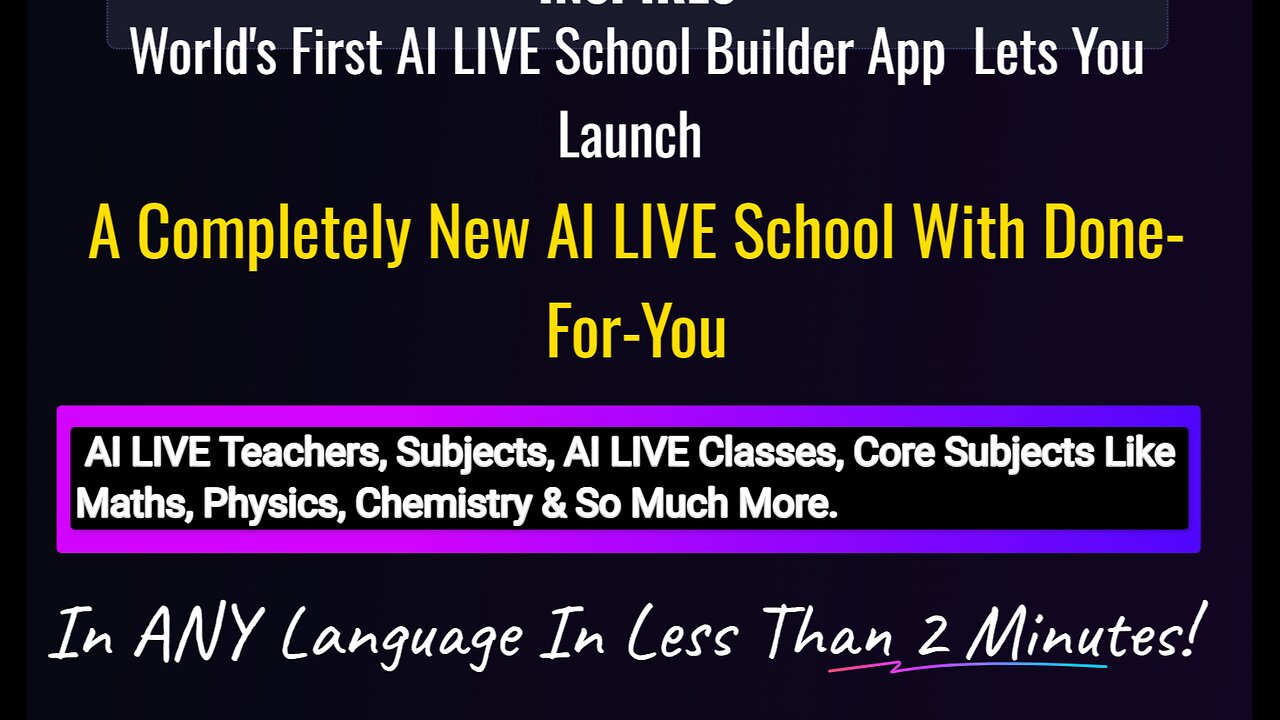 AI Live School Builder: A Review and Tutorial for Creating Your AI-Powered School