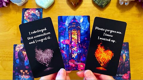 MY FEAR SABOTAGED OUR RELATIONSHIP!! 💔 I'M SORRY FOR THE WAY I TREATED YOU!! 😰 (LOVE TAROT READING)
