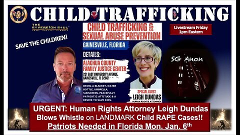 Live on QNP | Cross-Stream: Attorney Leigh Dundas Blows Whistle on Child-Rape Case in FL, USA