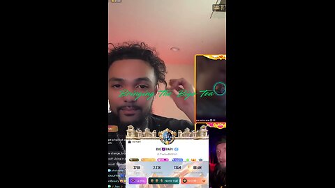 Papi done cut them dreads off he’s over there looking like Droski & PolyGod