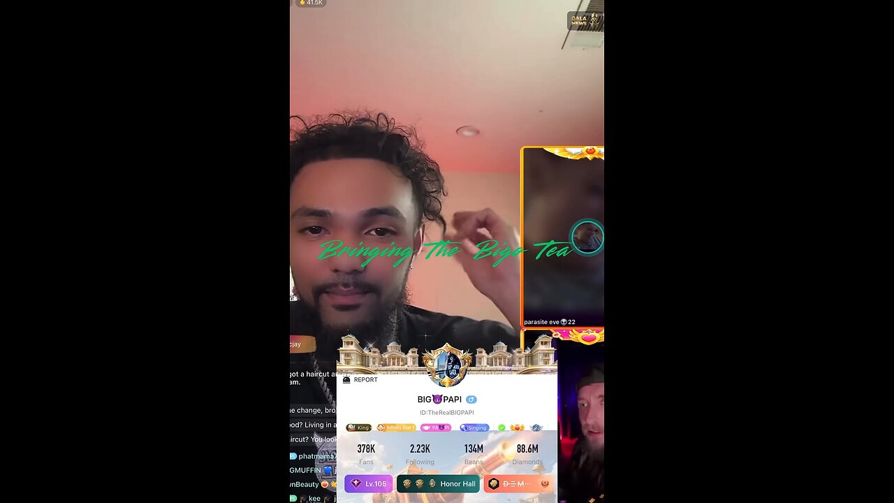 Papi done cut them dreads off he’s over there looking like Droski & PolyGod