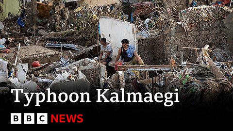 Deadly typhoon heads for Vietnam after killing at least 114 in Philippines | BBC News