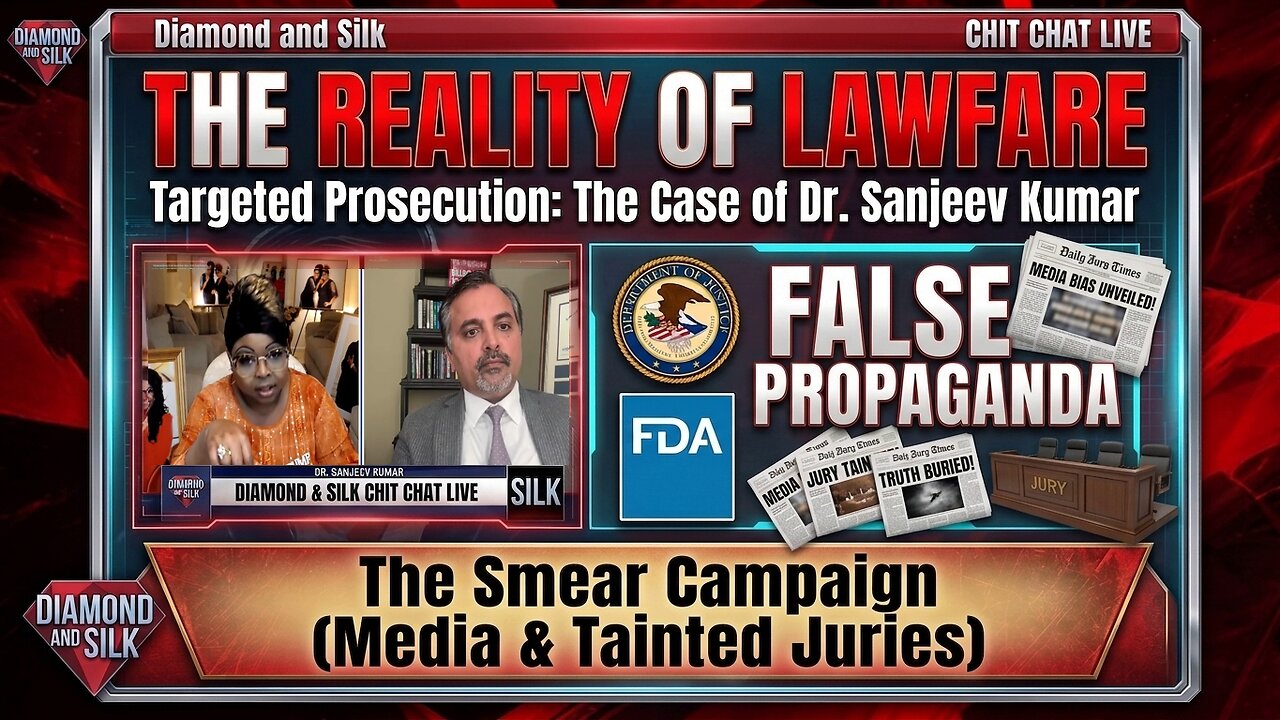 Trial by Propaganda: The DOJ Smear Campaign Exposed | DS Chit Chat thumbnail