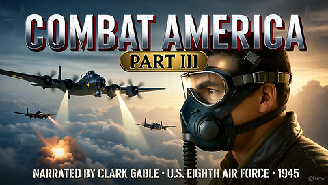 Combat America Part 3: Final Bombing Missions Over Nazi Germany With Clark Gable (1945)