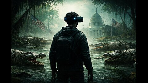 🎬 Пока реальность рушится, Демпартия предлагает нам VR-прогулку по лежбищу крокодилов