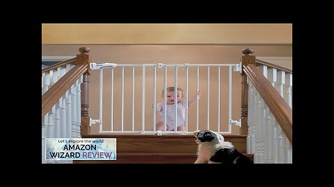 Babelio 26-43" No Bottom Bar Baby Gate for Babies, Elders and Pets, Review