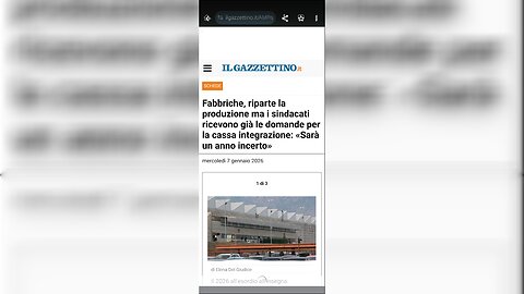 NOTIZIE DAL CROLLO DELL'IMPERO (7-13 GEN 2026)