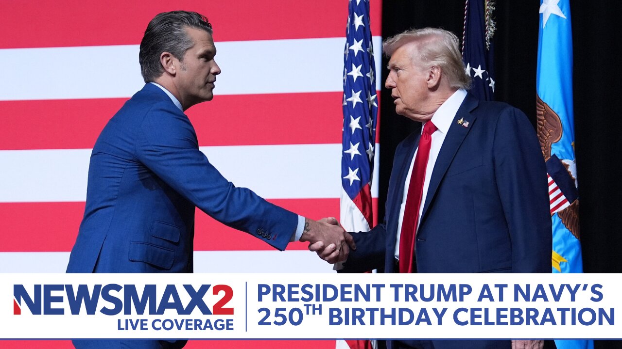 LIVE: President Trump speaks at 'America's Navy 250' celebration in Norfolk, Va. | NEWSMAX2
