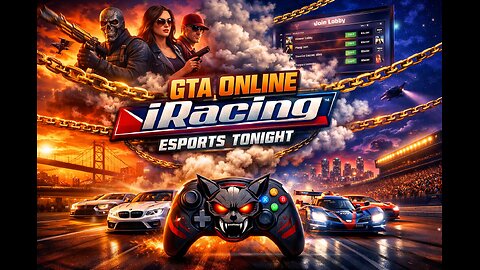 🎮💨GTA ONLINE VIEWER MAYHEM + SMOKE SESH ➡ iRACING ESPORTS TEAM ROAD PRACTICE TONIGHT! 18+
