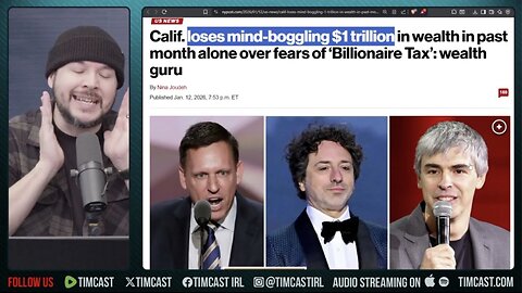 CA Loses $1 TRILLION As Leftist Welath Tax BACKFIRES HILARIOUSLY