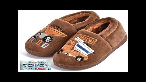 Toddler Slippers Boys Girls House Shoes Little Kids Home Indoor Bedroom Cute Review