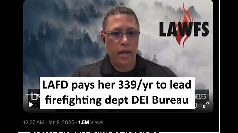 LAFD created DEI Bureau and pays assist Chief in charge of it 399k per year