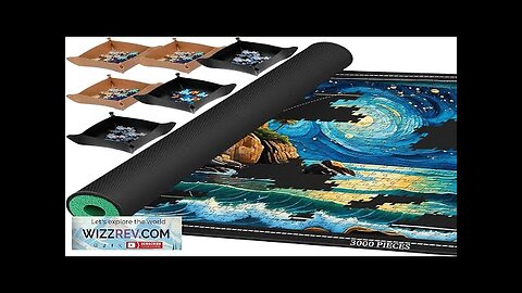 Jigsaw Puzzle Mat Roll Up Portable Saver Pad 53.2” x 35 Review