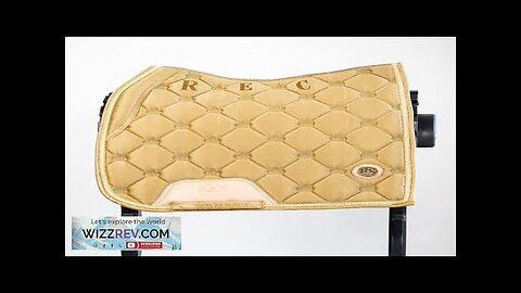 ROYAL EQUESTRIAN DRESSAGE SADDLE PAD CRYSTAL CHAMPAGNE FULL Review