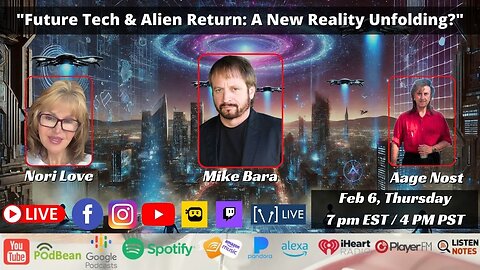 "Future Tech & Alien Return: A New Reality Unfolding?" with Mike Bara