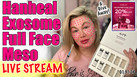 Live Hanheal Exosomes Full Face Meso! AceCosm.com and code Jessica10 Saves you money