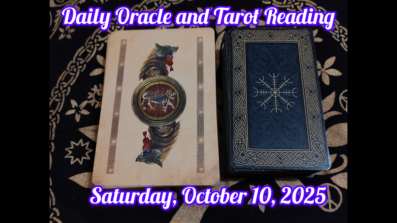 Daily Oracle and Tarot Reading: Saturday, October 11, 2025