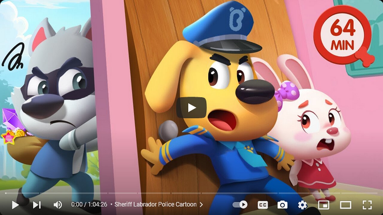 Don't Open Your Door to Strangers _ Safety Tips _ Kids Cartoons _ Sheriff Labrador