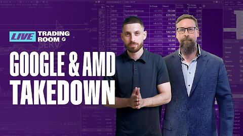 Will Google & AMD Trigger a Tech Stock Meltdown? | TTP Live Trading