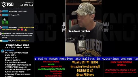 2025-10-01 15:00 EDT - The PATRIOTski Tavern: