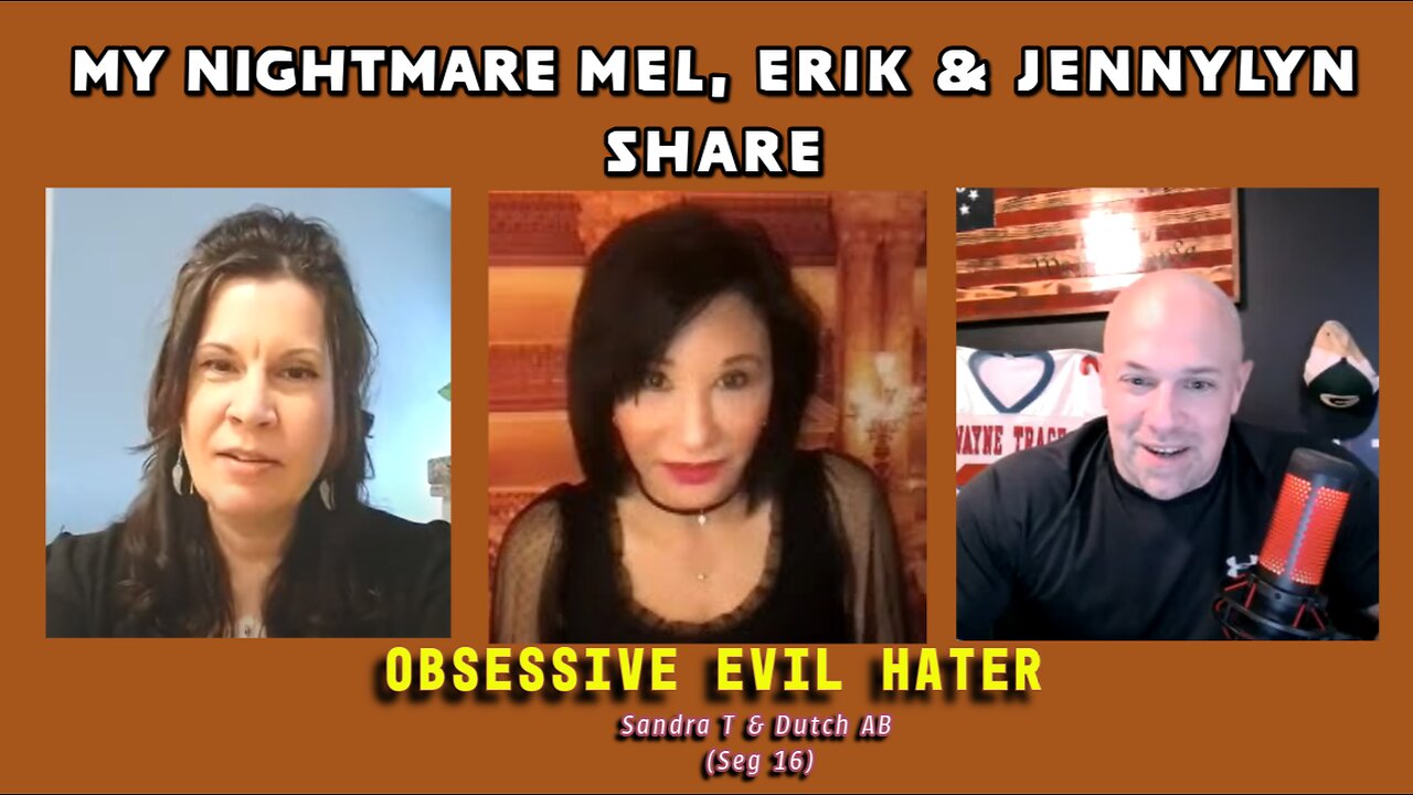 My Nightmare - Mel, Erik & Jennylyn Share - Obsessive Evil Haters Sandra Tong & Dutch A B (Seg.16)