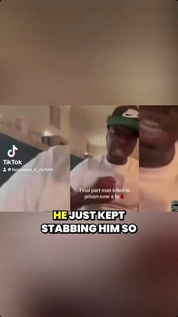 Brutal true prison stabbing — eyewitness reaction to a close-range attack and the chilling aftermath