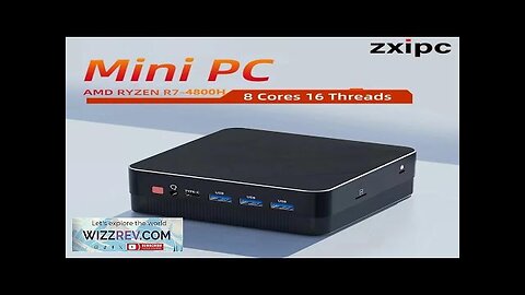 Mini PC Computer Gaming AMD Ryzen7 5825U R5 4500U 5500U Pocket Dual Review