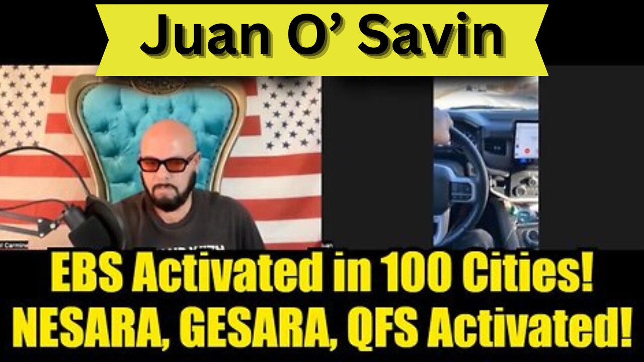 Joan O' Savin: EBS Activated in 100 Cities! NESARA, GESARA, QFS Activated!