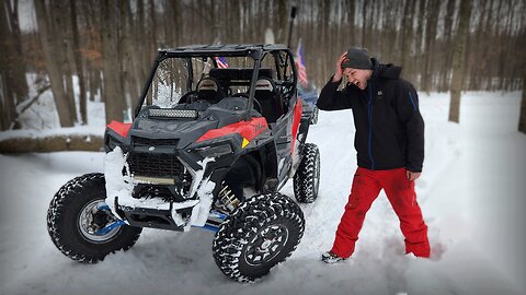 I Installed A NEW RACE CLUTCH on the RZR NYTRO and then HIT A TREE!