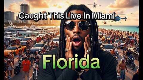 Raw Miami Street Encounters with Taylor Marine, A Military Veteran & Community Event Host