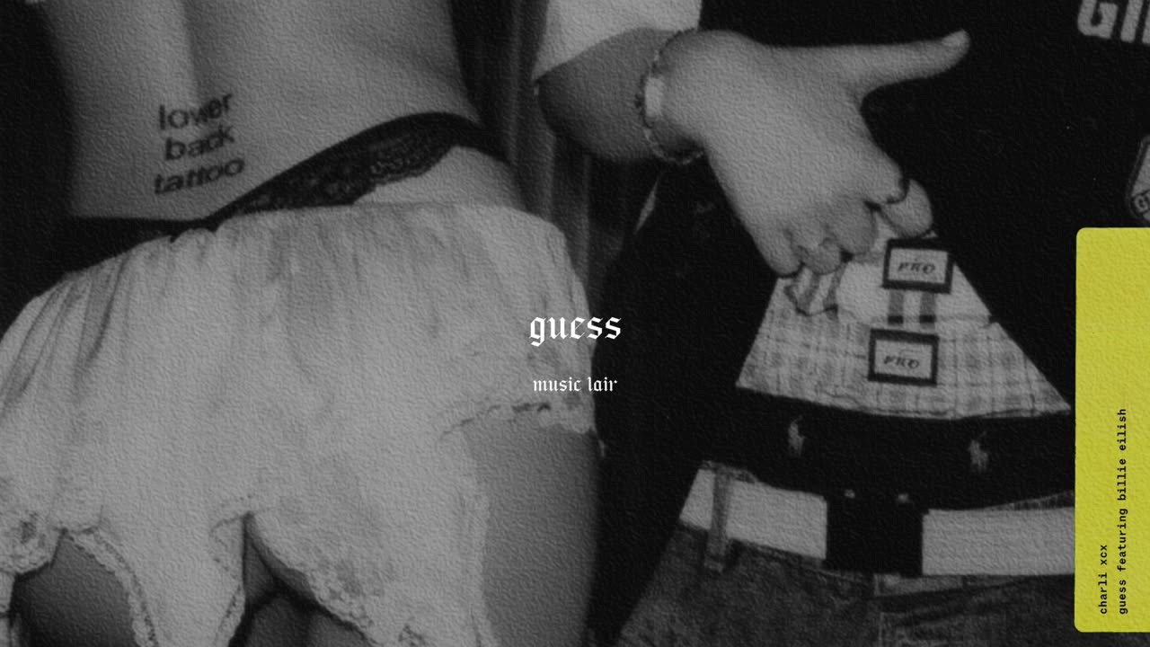 charli xcx - guess featuring billie eilish (slowed + reverb)