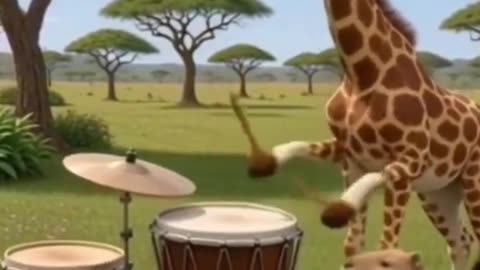 Party with a giraffe