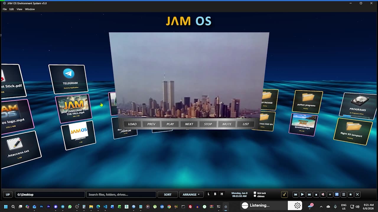 JɅM v4.0 Demo 707 - with JɅM OS demo at the end