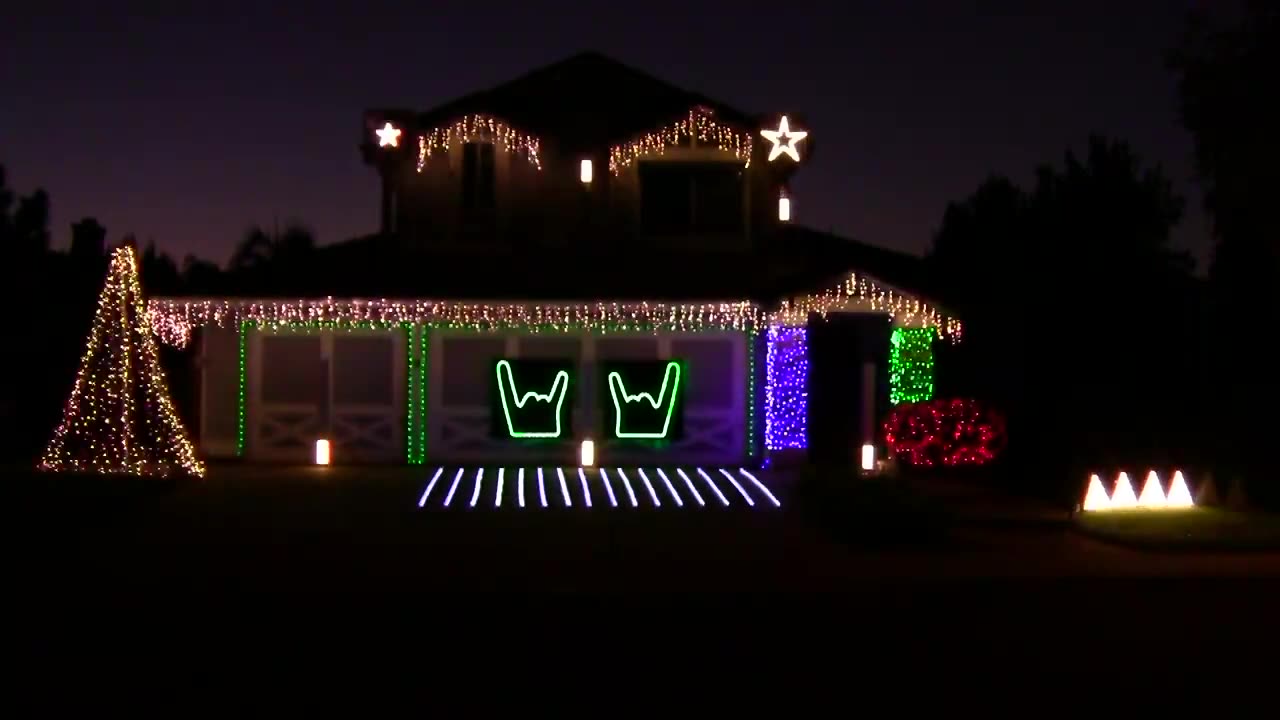 SLAYER CHRISTMAS LIGHTS 2011 HD LIGHTORAMA