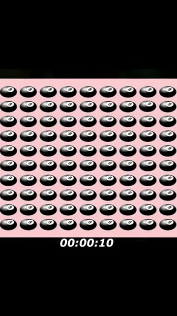 Billiards puzzle: There's 3... number 9 balls, can you find it all? Piece of cake!