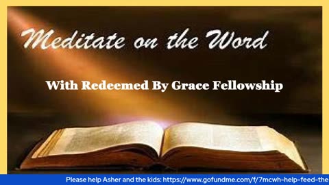Meditate On The Word