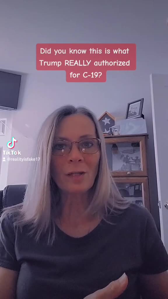 Trump authorized REGENERON not the Pfizer clot shot.